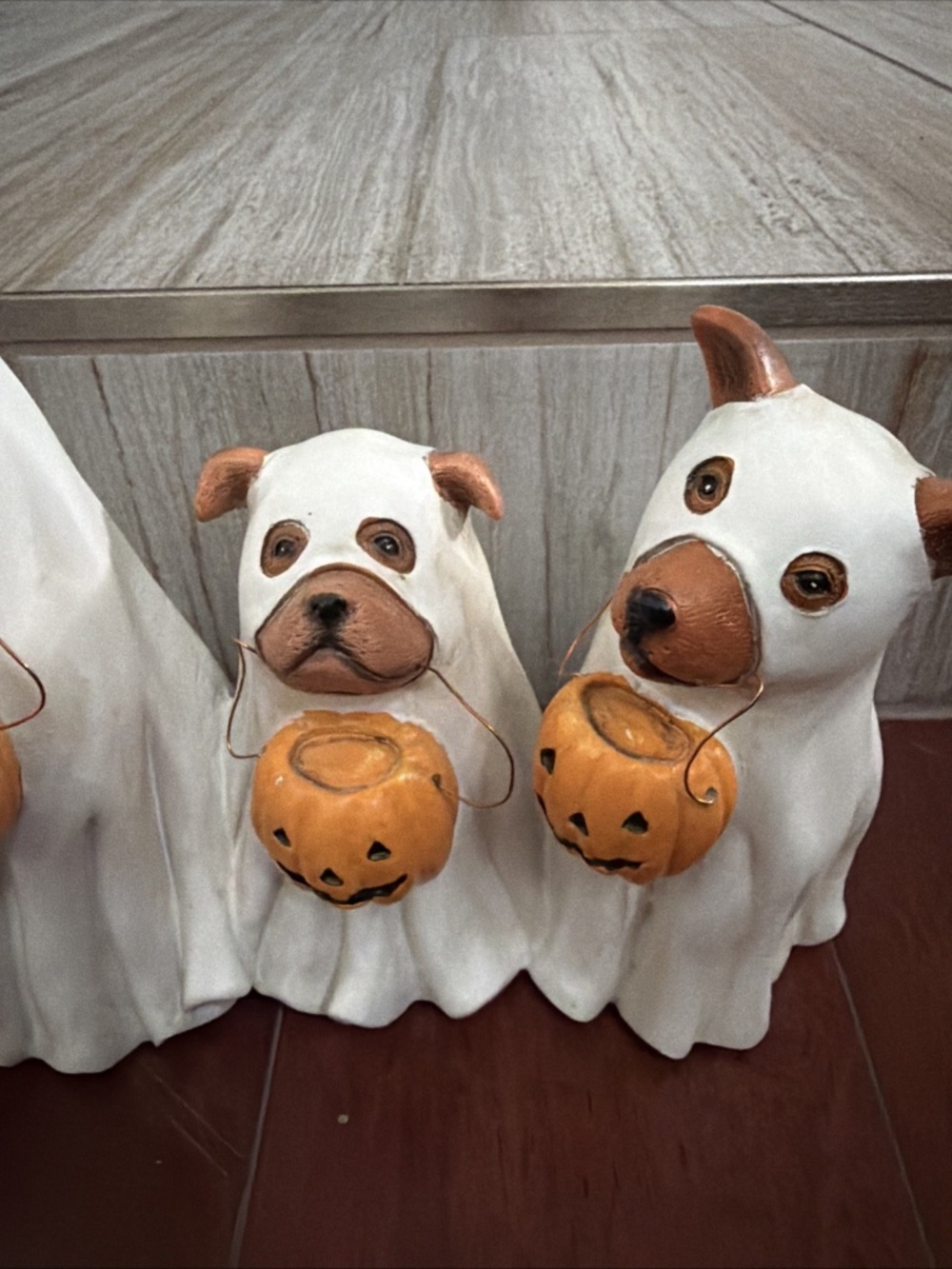 Dog Ghosts Trick or Treat Halloween Decor - Picture 3 of 5